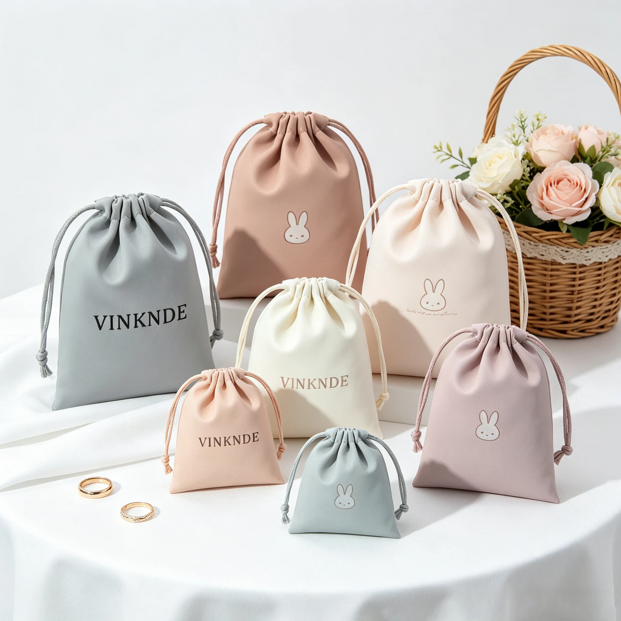 Luxury Satin Drawstring Packaging Bag 8x10cm Blue Silk Jewelry Gift Ring Earring Pouch Custom Logo Small Wedding Gift Candy Sack
Luxury Satin Drawstring Packaging Bag 8x10cm Blue Silk Jewelry Gift Ring Earring Pouch Custom Logo Small Wedding Gift Candy Sack