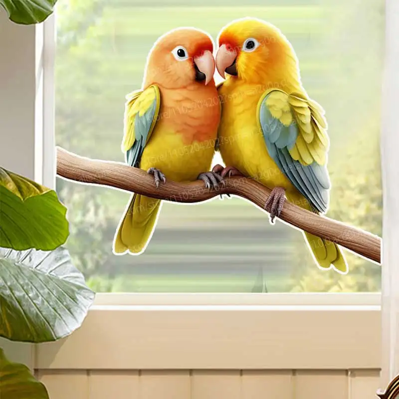 Couple bird wall stickers self-adhesive waterproof sunscreen vinyl decals for home decoration windows refrigerators AA148
Couple bird wall stickers self-adhesive waterproof sunscreen vinyl decals for home decoration windows refrigerators AA148