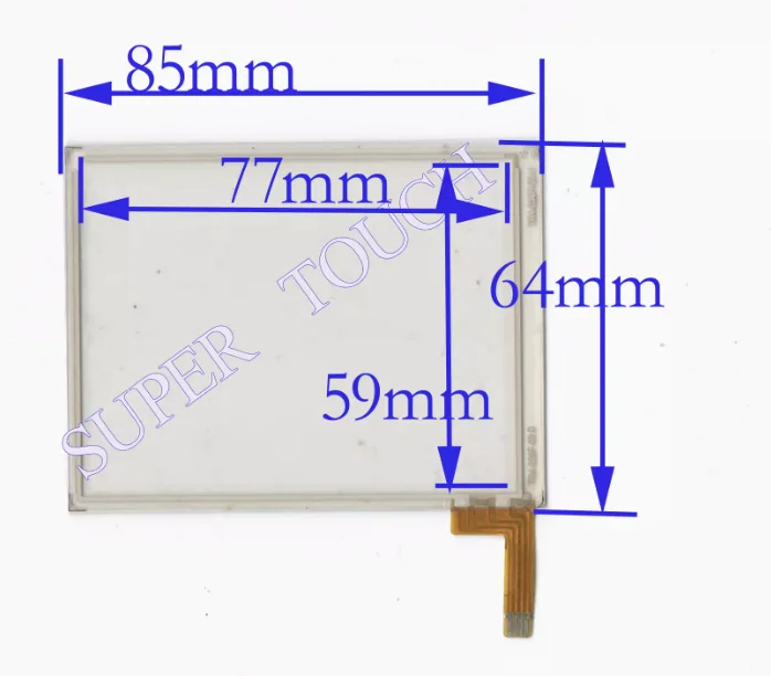3.6-inch TR4-036F-03 four wire resistor 85mm * 63mm PDF DIY touch screen 85 * 63
3.6-inch TR4-036F-03 four wire resistor 85mm * 63mm PDF DIY touch screen 85 * 63