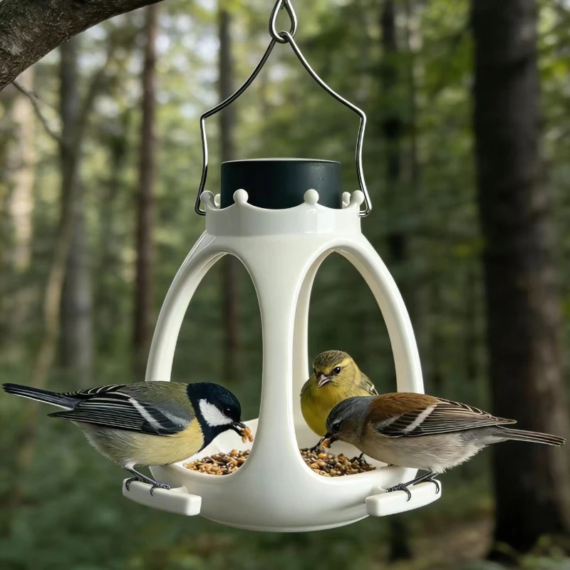 LH stainless steel with handle hook indoor and outdoor solar bird feeder
LH stainless steel with handle hook indoor and outdoor solar bird feeder