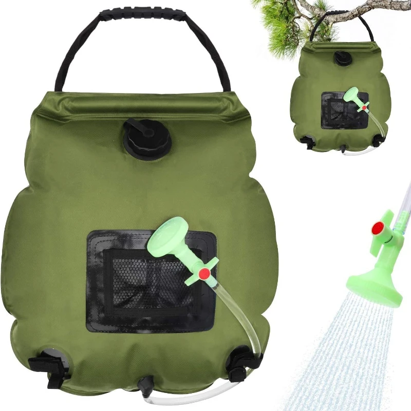 20L Outdoor Solar Shower Bag for Camping Hiking Foldable Bath Shower Beach Swimming Portable Solar Heating Shower Water Bags
20L Outdoor Solar Shower Bag for Camping Hiking Foldable Bath Shower Beach Swimming Portable Solar Heating Shower Water Bags