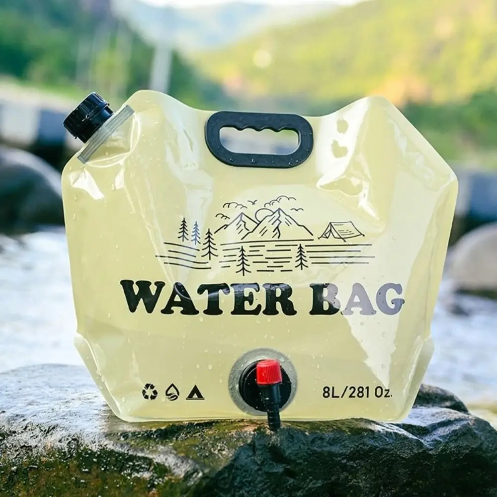 Outdoor Hiking Camping Water Bag with Faucet 8L Large Capacity Folding Water Bucket Bag Portable Camping Supplies
Outdoor Hiking Camping Water Bag with Faucet 8L Large Capacity Folding Water Bucket Bag Portable Camping Supplies