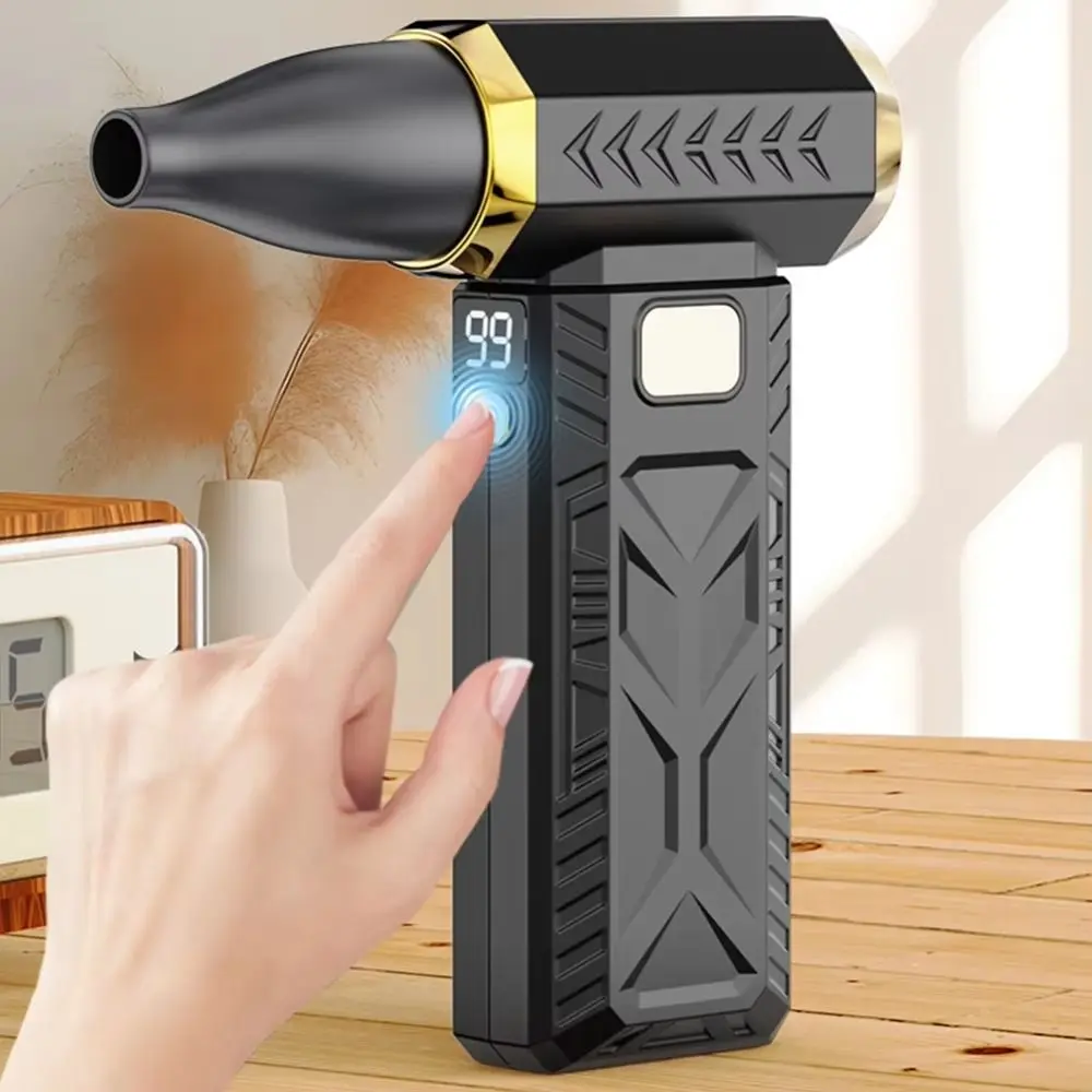 100000RPM Mini Turbo Jet Fan Blowing/Suction with LED Lighting Powerful Air Blower 6-Gear Adjustable Portable
100000RPM Mini Turbo Jet Fan Blowing/Suction with LED Lighting Powerful Air Blower 6-Gear Adjustable Portable