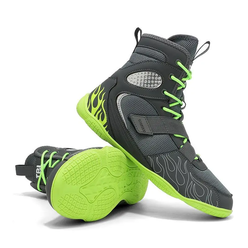 Professional Wrestling Shoes For Men Breathable Mens Boxing Boots Anti-Slip Fighting Shoe for Man Wearable Gym Training Shoe
Professional Wrestling Shoes For Men Breathable Mens Boxing Boots Anti-Slip Fighting Shoe for Man Wearable Gym Training Shoe