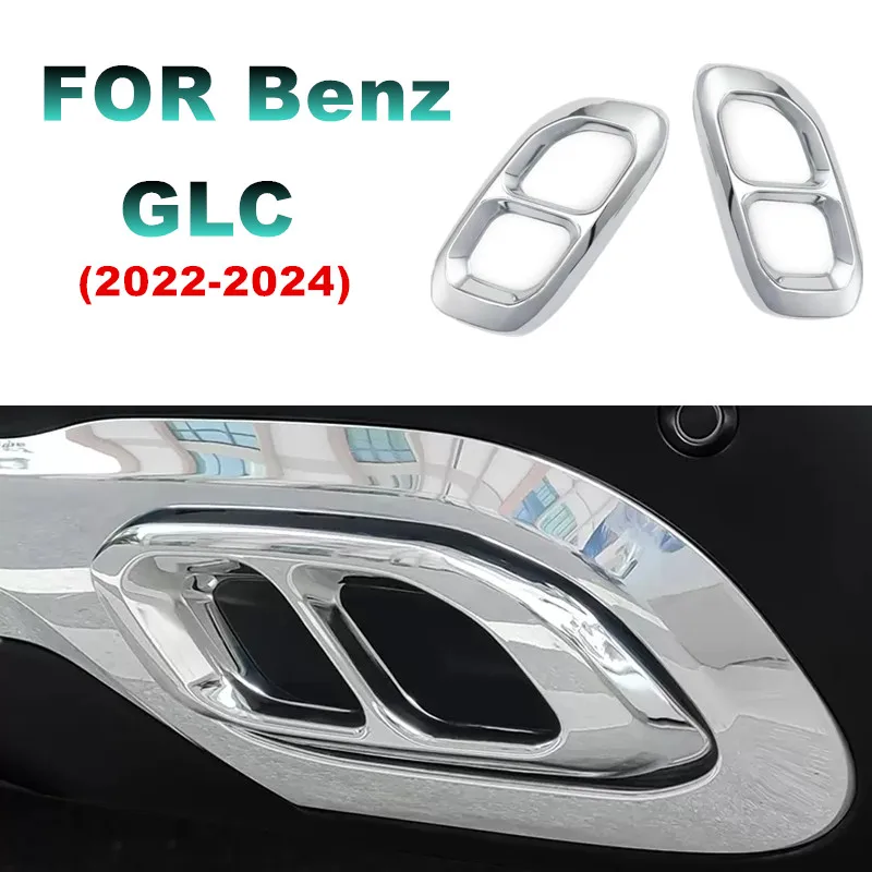 Car Tail Throat Liner Pipe Exhaust System Cover Metal tailpipe cover For Mercedes Benz GLC 2020-2024 X253 Auto Accessories
Car Tail Throat Liner Pipe Exhaust System Cover Metal tailpipe cover For Mercedes Benz GLC 2020-2024 X253 Auto Accessories
