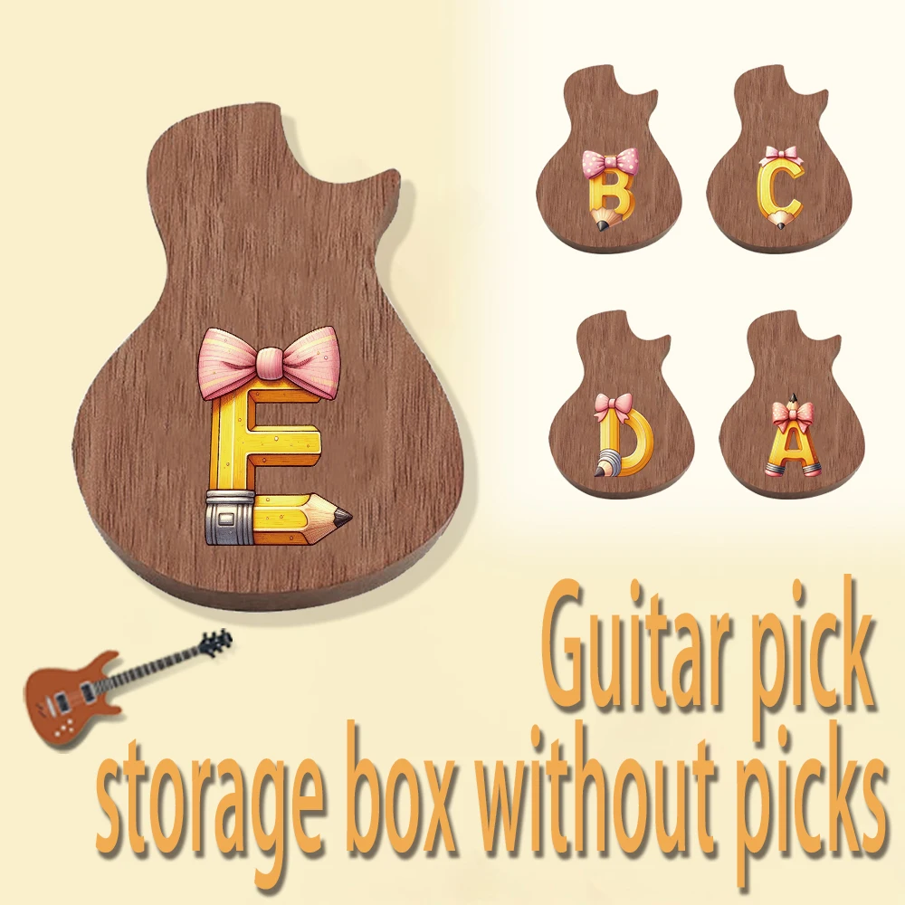 Portable Wooden Guitar Paddle Box Equipped with Three Paddle Storage Holes Pencil Initial Name 26 Letters
Portable Wooden Guitar Paddle Box Equipped with Three Paddle Storage Holes Pencil Initial Name 26 Letters