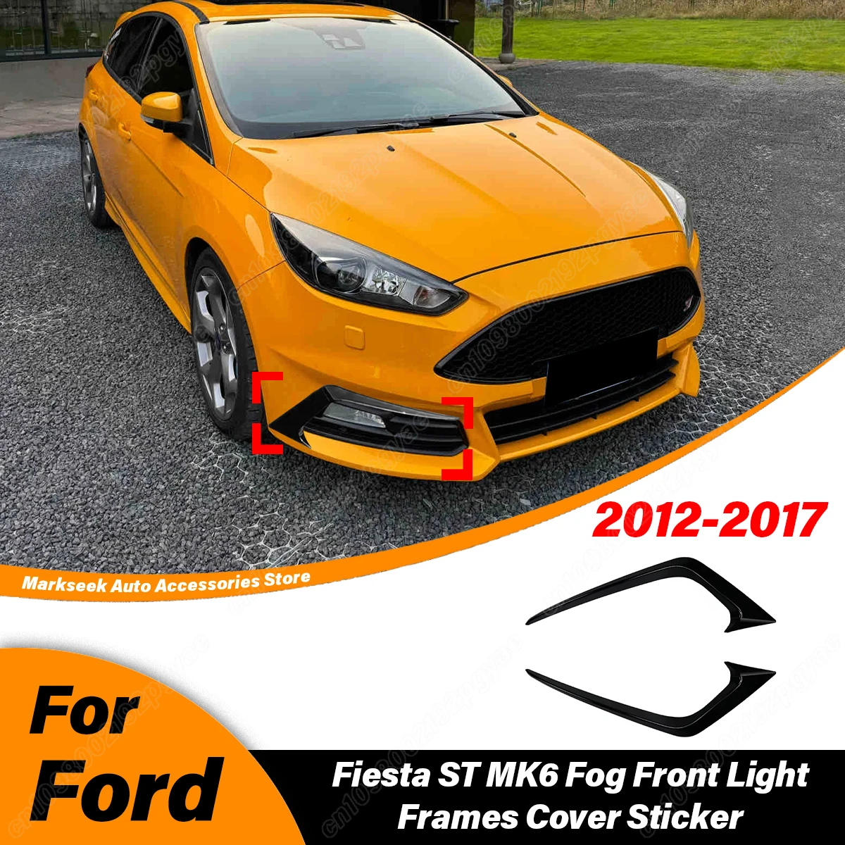 For Ford Fiesta ST MK6 2012 2013 2014 2015 2016 2017 Automobile Front Bumper Side Splitter Light Stand Cover Modification Kit
For Ford Fiesta ST MK6 2012 2013 2014 2015 2016 2017 Automobile Front Bumper Side Splitter Light Stand Cover Modification Kit