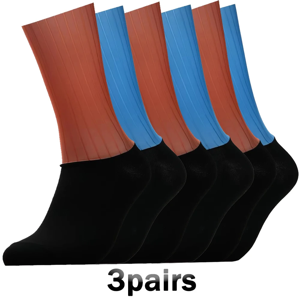 Unisex 3Pairs Cycling Socks Mid-Calf Breathable Moisture Wicking Non-Slip multiple colors Bicycle Sport Socks for Men Women
Unisex 3Pairs Cycling Socks Mid-Calf Breathable Moisture Wicking Non-Slip multiple colors Bicycle Sport Socks for Men Women