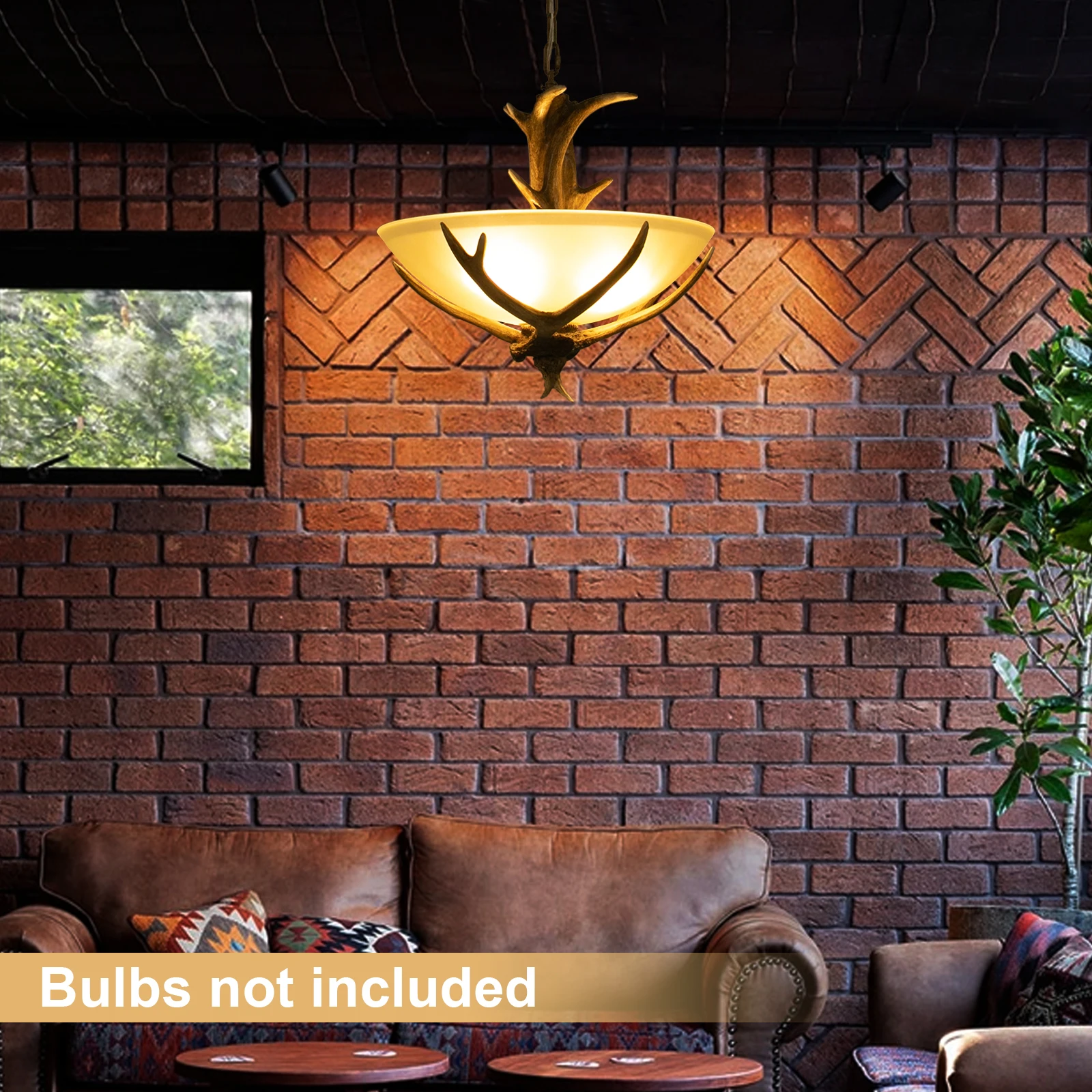 3-Head Antler Chandelier, 3 Lights Rustic Retro Chandelier Faux Deer Chandeliers Resin Antler Ceiling Light Fixture
3-Head Antler Chandelier, 3 Lights Rustic Retro Chandelier Faux Deer Chandeliers Resin Antler Ceiling Light Fixture