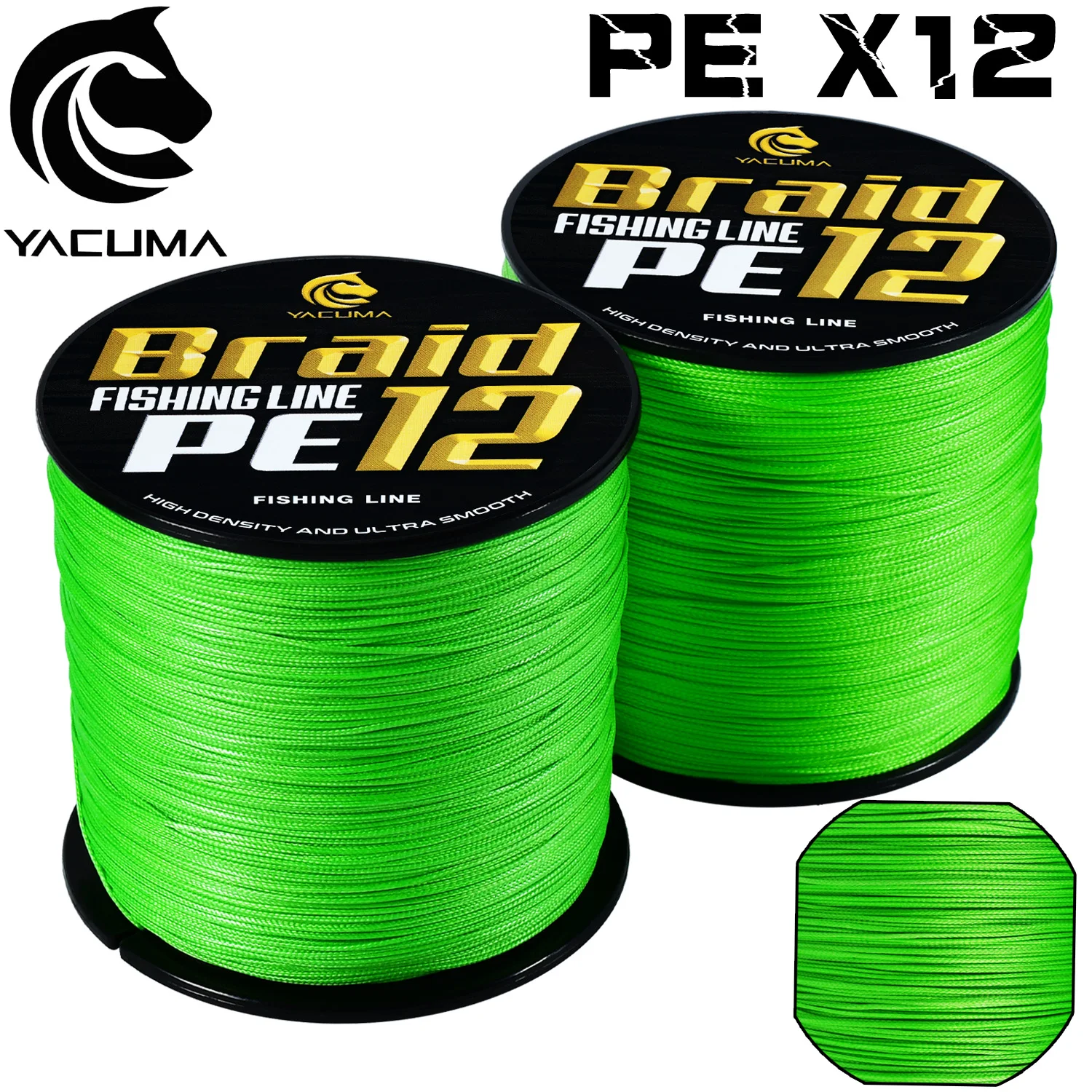 YACUMA 300M 500M PE X12 Braided Fishing Line 25LB-128LB Strong Tensile Strength and Wear Resisitant Pesca Fishing Accessories
YACUMA 300M 500M PE X12 Braided Fishing Line 25LB-128LB Strong Tensile Strength and Wear Resisitant Pesca Fishing Accessories