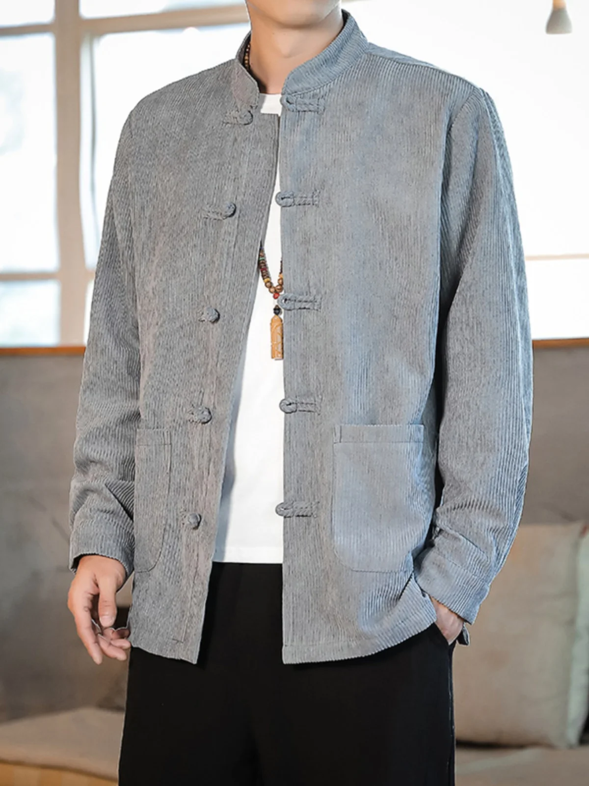 Corduroy Casual Jaet Men's Spring Autumn Loose Top Trendy Youth Chinese Sle Outerwear Single Button Long Sve Regular Fit
Corduroy Casual Jaet Men's Spring Autumn Loose Top Trendy Youth Chinese Sle Outerwear Single Button Long Sve Regular Fit