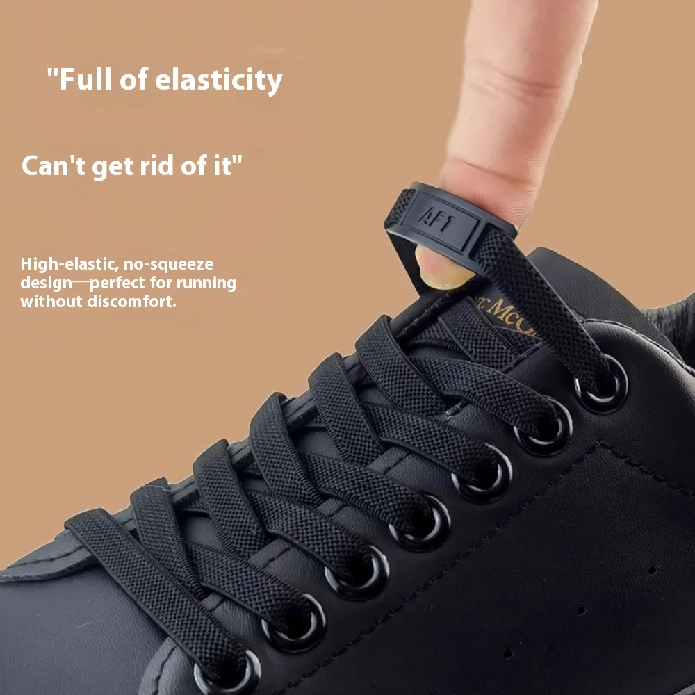 New for AF1 Lock Shoelaces No Tie Shoe Laces Elastic Laces Sneakers Tennis Without Ties Adult 8mm Flat Shoelace Shoe Accessories
New for AF1 Lock Shoelaces No Tie Shoe Laces Elastic Laces Sneakers Tennis Without Ties Adult 8mm Flat Shoelace Shoe Accessories