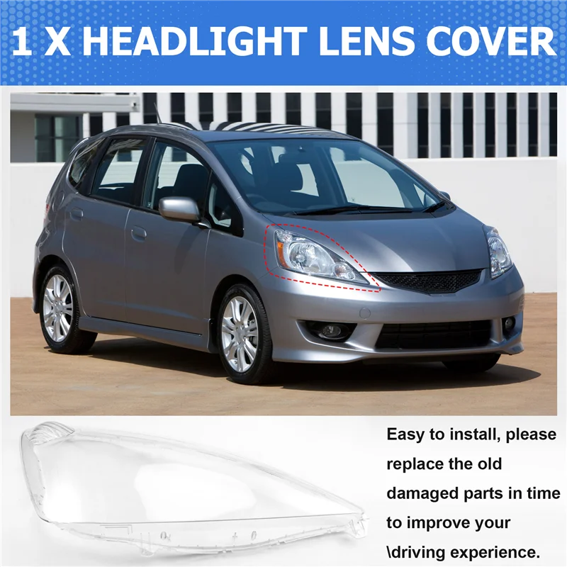 A99F-Car Front Head Light Lamp Cover Transparent Lampshade Headlight Cover Shell Mask Lens For Honda Fit 2008-2010
A99F-Car Front Head Light Lamp Cover Transparent Lampshade Headlight Cover Shell Mask Lens For Honda Fit 2008-2010