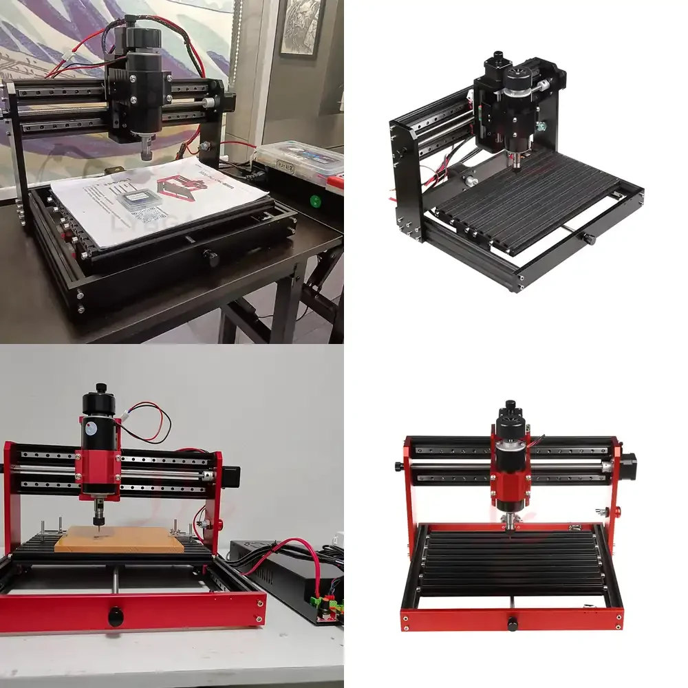LYBGACNC 3axis Desktop CNC Engraving Cutting Machine Full Metal 3020 Plus for Wood PVC Acrylic PCB Copper Aluminum Support
LYBGACNC 3axis Desktop CNC Engraving Cutting Machine Full Metal 3020 Plus for Wood PVC Acrylic PCB Copper Aluminum Support