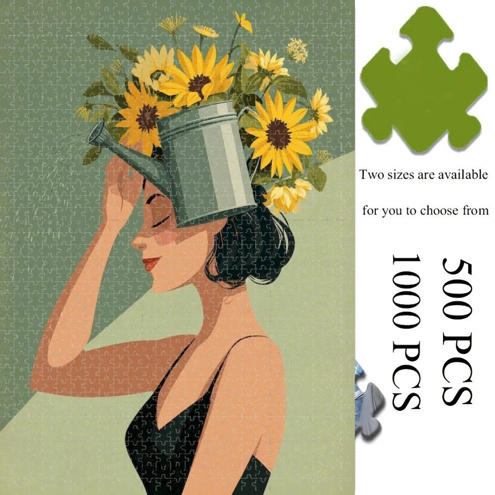 Large Size Jigsaw Puzzle 500/1000/1200/2000 Pcs Minimalist Flower Girl Theme Puzzles for Adults Stress Relief Toys Gift
Large Size Jigsaw Puzzle 500/1000/1200/2000 Pcs Minimalist Flower Girl Theme Puzzles for Adults Stress Relief Toys Gift