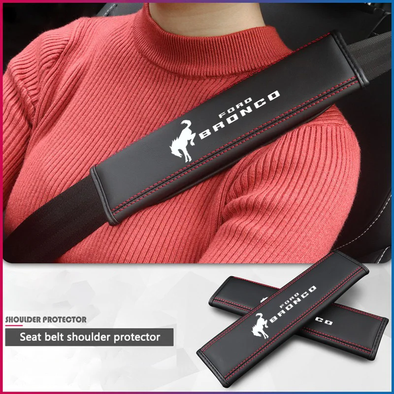 2Pcs Car Seat Belt Nappa Leather Safety Belt Shoulder Covers For Ford Bronco Ranger S-Max Focus Mondeo Transit Tourneo Custom
2Pcs Car Seat Belt Nappa Leather Safety Belt Shoulder Covers For Ford Bronco Ranger S-Max Focus Mondeo Transit Tourneo Custom