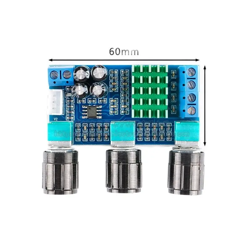 XH-M567 TDA3116D2 digital power amplifier board 2*80W high power dual channel audio amplifier module
XH-M567 TDA3116D2 digital power amplifier board 2*80W high power dual channel audio amplifier module