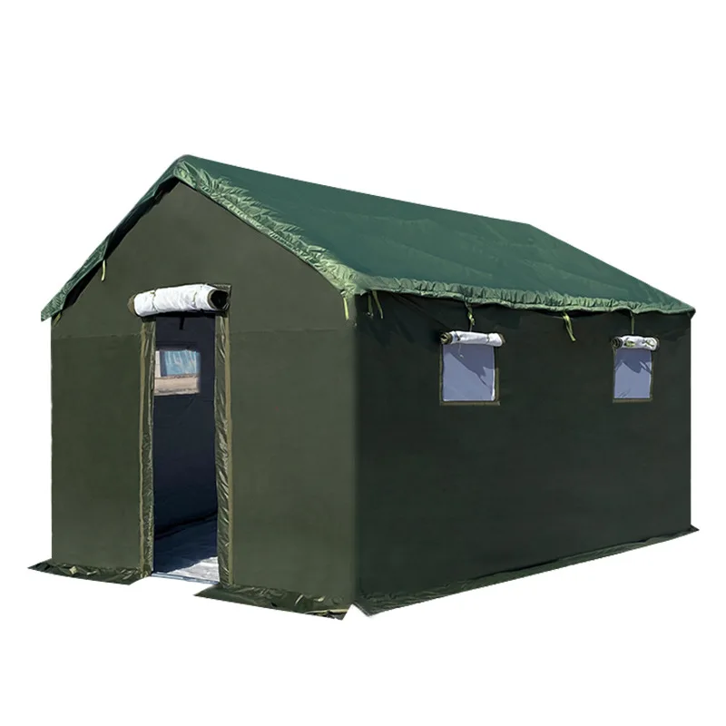 Outdoor construction site tent civil rain and snow emergency rescue command disaster relief warm canvas cotton tent
Outdoor construction site tent civil rain and snow emergency rescue command disaster relief warm canvas cotton tent