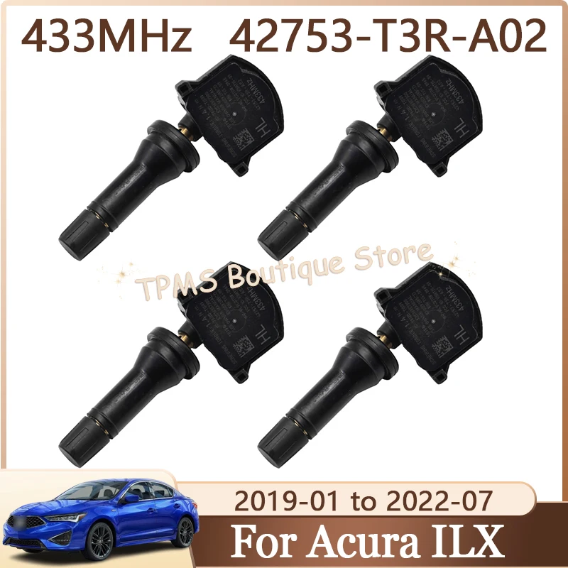 Tire Sensor Pressure 42753-T3R-A02 For Acura ILX Integra MDX RDX 4pcs 433MHz 42753T3RA02 TPMS Sensor Car Accessories
Tire Sensor Pressure 42753-T3R-A02 For Acura ILX Integra MDX RDX 4pcs 433MHz 42753T3RA02 TPMS Sensor Car Accessories