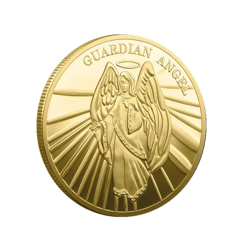 Guardian Angel Decoration Commemorative Coins Lucky People Collect Gold Coins Metal Craft Decoration Coins
Guardian Angel Decoration Commemorative Coins Lucky People Collect Gold Coins Metal Craft Decoration Coins