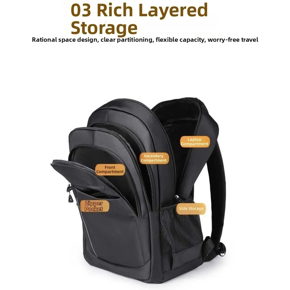 Lightweight Men's Business Backpack Minimalist Anti-splash Water Oxford Cloth Laptop Bag Polyester Solid Color
Lightweight Men's Business Backpack Minimalist Anti-splash Water Oxford Cloth Laptop Bag Polyester Solid Color