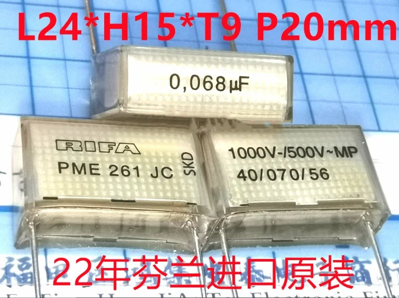 RIFA PME261JC 0,1 мкФ 1000 В 500 В 0,047 мкФ 0,068 мкФ PME261JC6100K PME261JC6100KR30 PME261JC5680KR30 PME261JC6100KR19TO
RIFA PME261JC 0,1 мкФ 1000 В 500 В 0,047 мкФ 0,068 мкФ PME261JC6100K PME261JC6100KR30 PME261JC5680KR30 PME261JC6100KR19TO