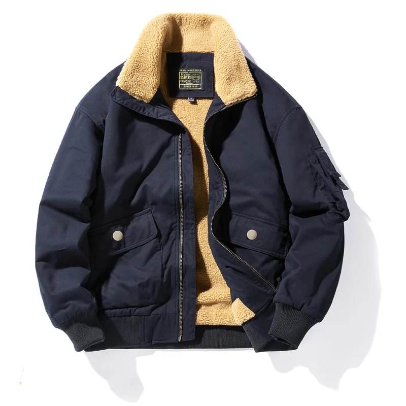 Men's Loose Lapel Jacket 2023 Autumn and Winter New Cotton Clothes, Washed Work Clothes, Plush Men's Lamb Cashmere Jacket
Men's Loose Lapel Jacket 2023 Autumn and Winter New Cotton Clothes, Washed Work Clothes, Plush Men's Lamb Cashmere Jacket