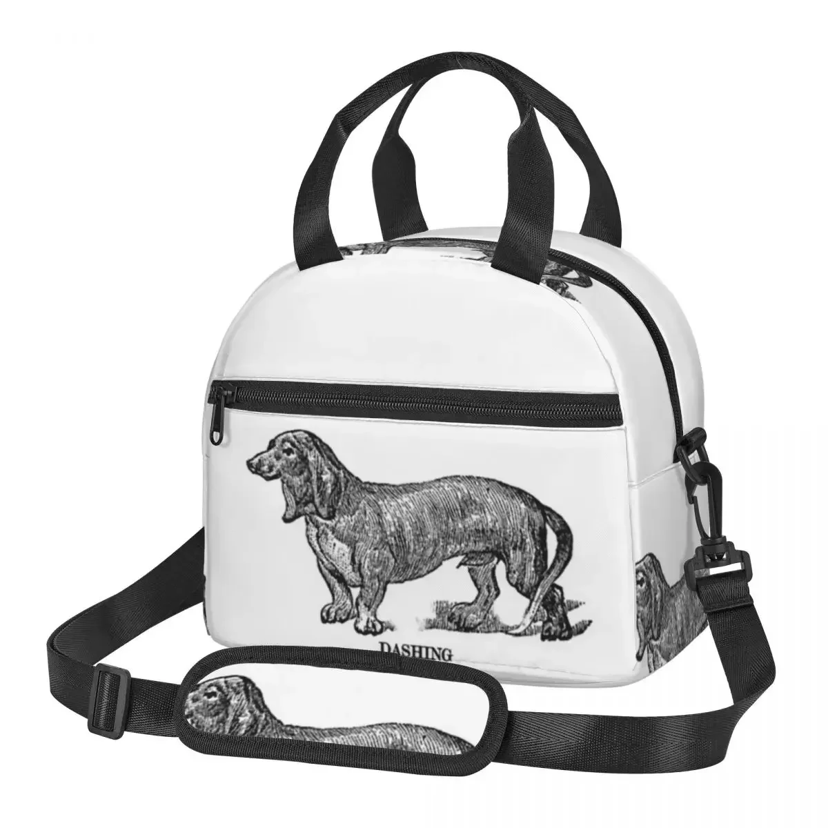 Dashing Dachshund Lunch Bags Insulated Bento Box Waterproof Lunch Tote Picnic Bags Cooler Bag for Woman Kids
Dashing Dachshund Lunch Bags Insulated Bento Box Waterproof Lunch Tote Picnic Bags Cooler Bag for Woman Kids