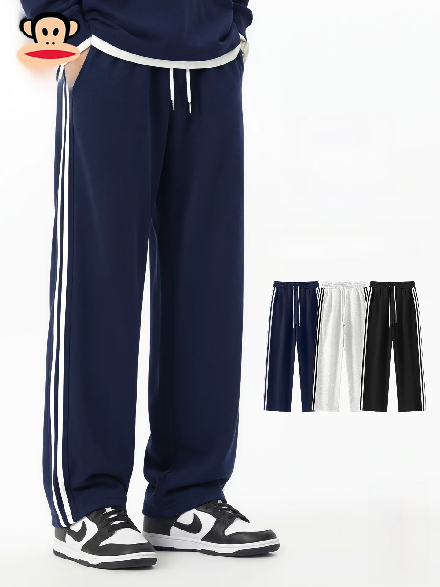 Мужские спортивные брюки American Sle, свободные повседневные брюки с боковыми полосками, весенние молодежные брюки с принтом обезьяны
Мужские спортивные брюки American Sle, свободные повседневные брюки с боковыми полосками, весенние молодежные брюки с принтом обезьяны