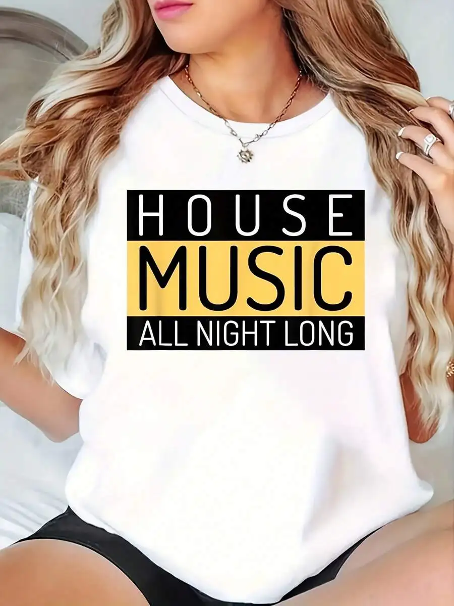Women EDM Rave Festival T-Shirt House Music All Night Long Graphic Print Soft Breathable Tee
Women EDM Rave Festival T-Shirt House Music All Night Long Graphic Print Soft Breathable Tee