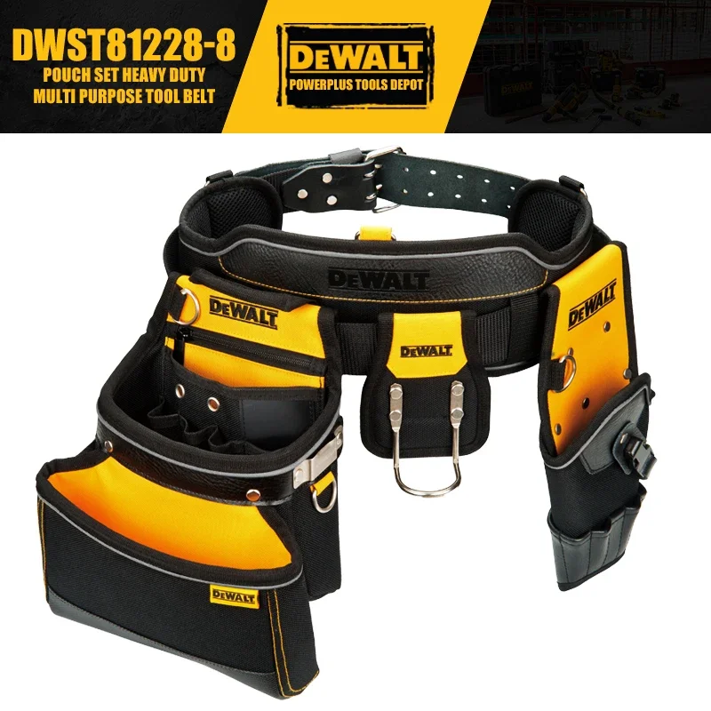 DEWALT DWST81228-8 Pouch Set Heavy Duty Multi Purpose Tool Belt Tool Accessories
DEWALT DWST81228-8 Pouch Set Heavy Duty Multi Purpose Tool Belt Tool Accessories