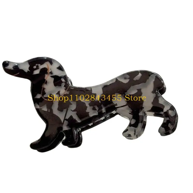 49MC Зажим для волос в форме собаки с рисунком собаки для женщин и девочек, акриловый нескользящий держатель для хвоста
49MC Зажим для волос в форме собаки с рисунком собаки для женщин и девочек, акриловый нескользящий держатель для хвоста