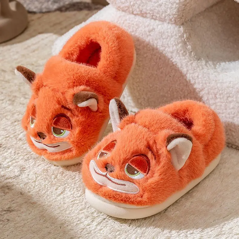 New Cartoon Disney Zootopia Nick Judy Plush Slippers Couple Autumn Winter Indoor Non-Slip Soft Bottom Comfortable Warm Home Shoe
New Cartoon Disney Zootopia Nick Judy Plush Slippers Couple Autumn Winter Indoor Non-Slip Soft Bottom Comfortable Warm Home Shoe