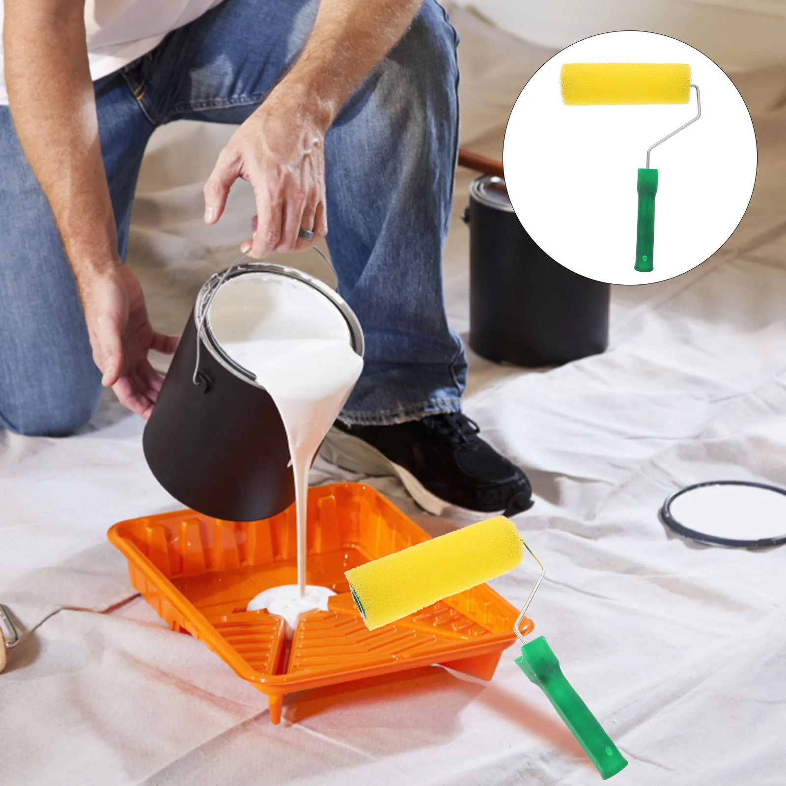 Large Texture Paint Walls, Durable Sponge Roller Brush For Wall Painting, Diy Home Decor, Paint Roller For House Painting,
Large Texture Paint Walls, Durable Sponge Roller Brush For Wall Painting, Diy Home Decor, Paint Roller For House Painting,