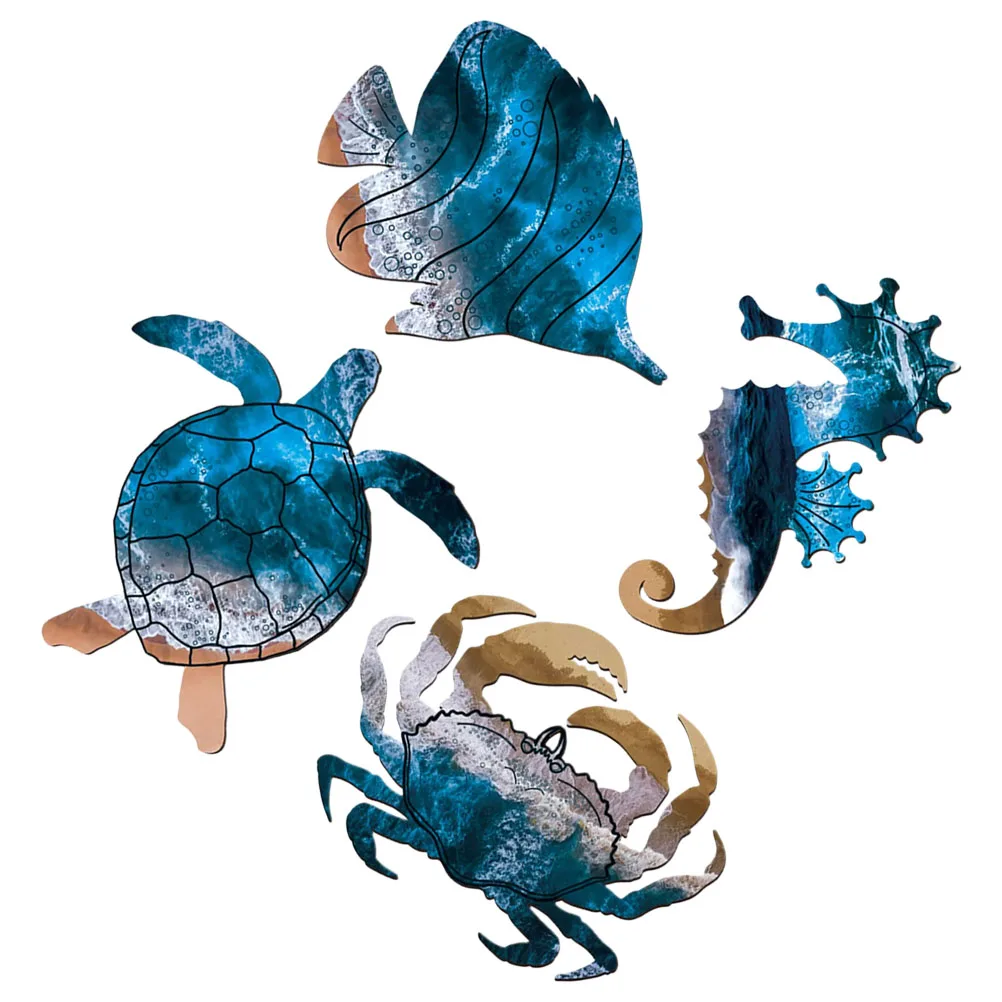 4pcs Ocean Decor Style Fish Turtle Crab Bedroom Office Garden Fence Gate Beach Theme Decor Metal Hooks
4pcs Ocean Decor Style Fish Turtle Crab Bedroom Office Garden Fence Gate Beach Theme Decor Metal Hooks