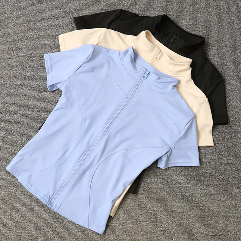 Fitness Clothing Women Slimming Jacket Tight Yoga Suit Long Full Sleeved Running Quick Drying Zipper Summer Spring Sports Top
Fitness Clothing Women Slimming Jacket Tight Yoga Suit Long Full Sleeved Running Quick Drying Zipper Summer Spring Sports Top