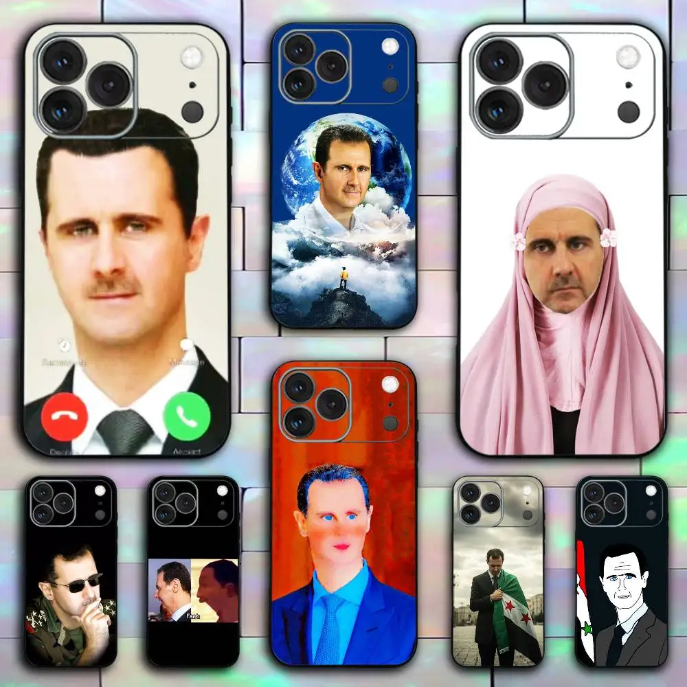 Bashar al-Assad Syria Phone Case For iPhone 17,16,15,14,13,12,11,X,XR,XS,Plus,Mini,Pro,Max Soft black Shockproof Cover
Bashar al-Assad Syria Phone Case For iPhone 17,16,15,14,13,12,11,X,XR,XS,Plus,Mini,Pro,Max Soft black Shockproof Cover