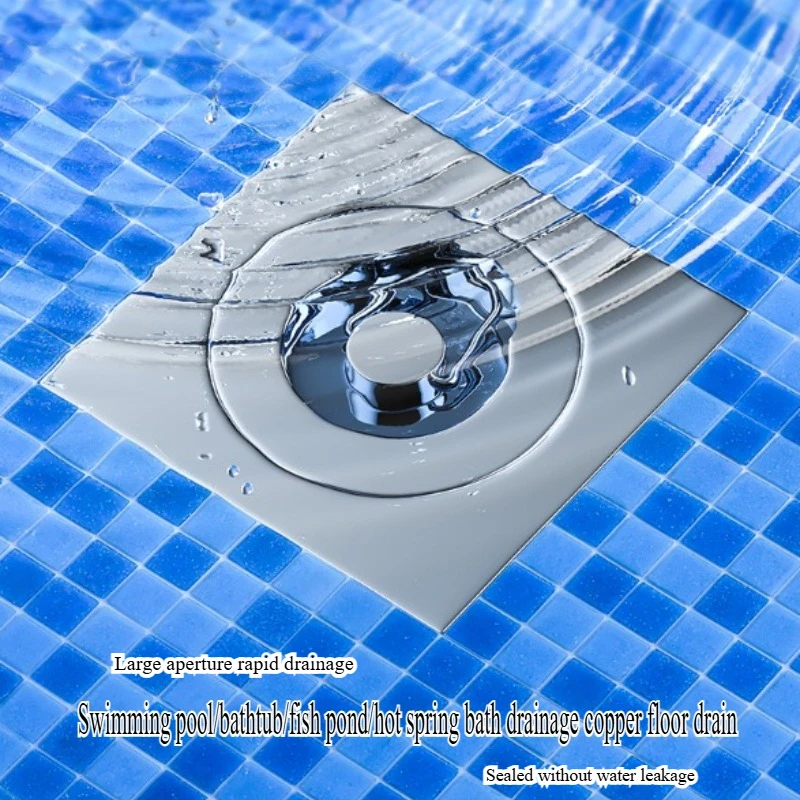 Swimming pool/bathtub/fish pond/hot spring bath drainage copper floor drain DN50 75 110
Swimming pool/bathtub/fish pond/hot spring bath drainage copper floor drain DN50 75 110