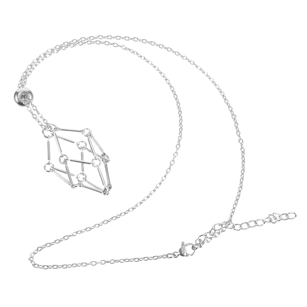 Stainless Steel Mesh Cage Necklace Adjustable Crystal Holder Necklace Adjustable Empty Stone Holder Necklace Crystal Holder Pend
Stainless Steel Mesh Cage Necklace Adjustable Crystal Holder Necklace Adjustable Empty Stone Holder Necklace Crystal Holder Pend