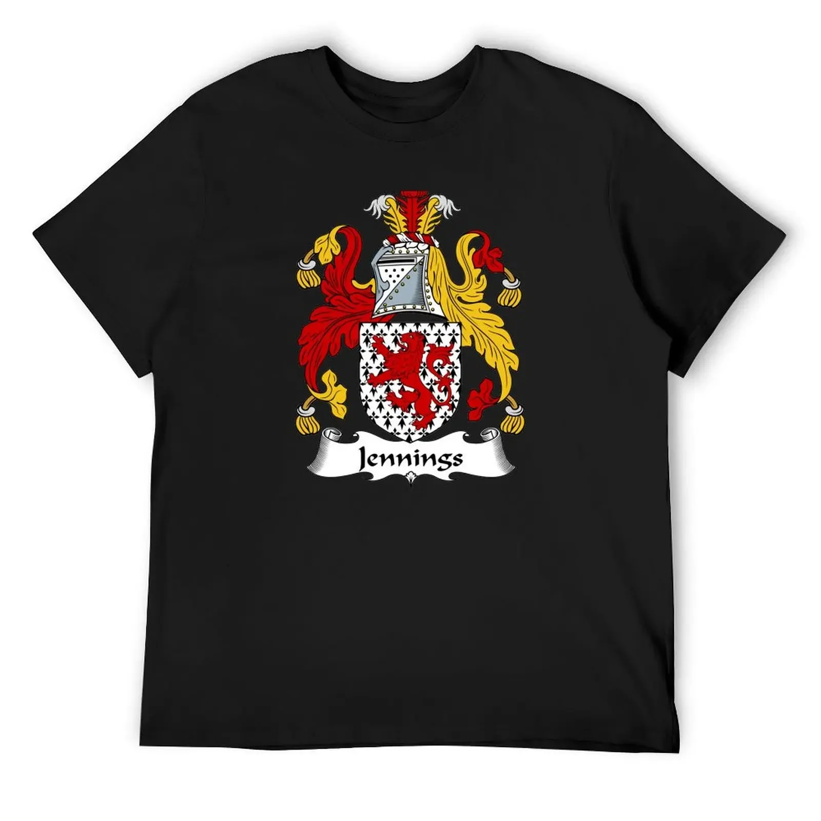 Jennings Coat of Arms / Jennings Family Crest T-Shirt boys animal print sports fans oversized t shirt plus size men clothing
Jennings Coat of Arms / Jennings Family Crest T-Shirt boys animal print sports fans oversized t shirt plus size men clothing