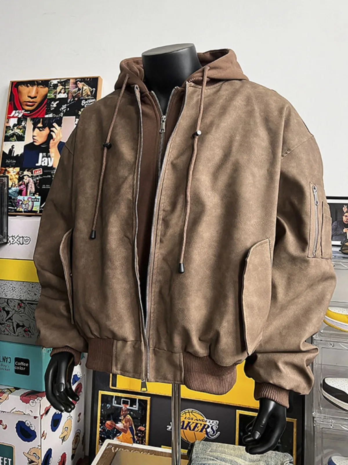 Мужская хлопковая куртка с капюшоном American High Street Sle, мотоциклетная куртка из искусственной кожи, зимняя модная повседневная рабочая одежда
Мужская хлопковая куртка с капюшоном American High Street Sle, мотоциклетная куртка из искусственной кожи, зимняя модная повседневная рабочая одежда