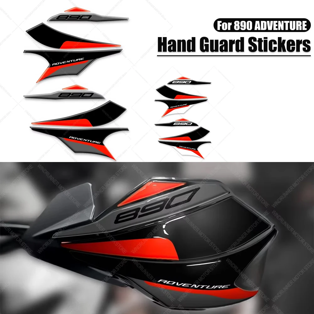 For 890 Adventure 2023-2024 Motorcycle Hand Guard Protection Sticker 3D Epoxy Resin Sticker
For 890 Adventure 2023-2024 Motorcycle Hand Guard Protection Sticker 3D Epoxy Resin Sticker