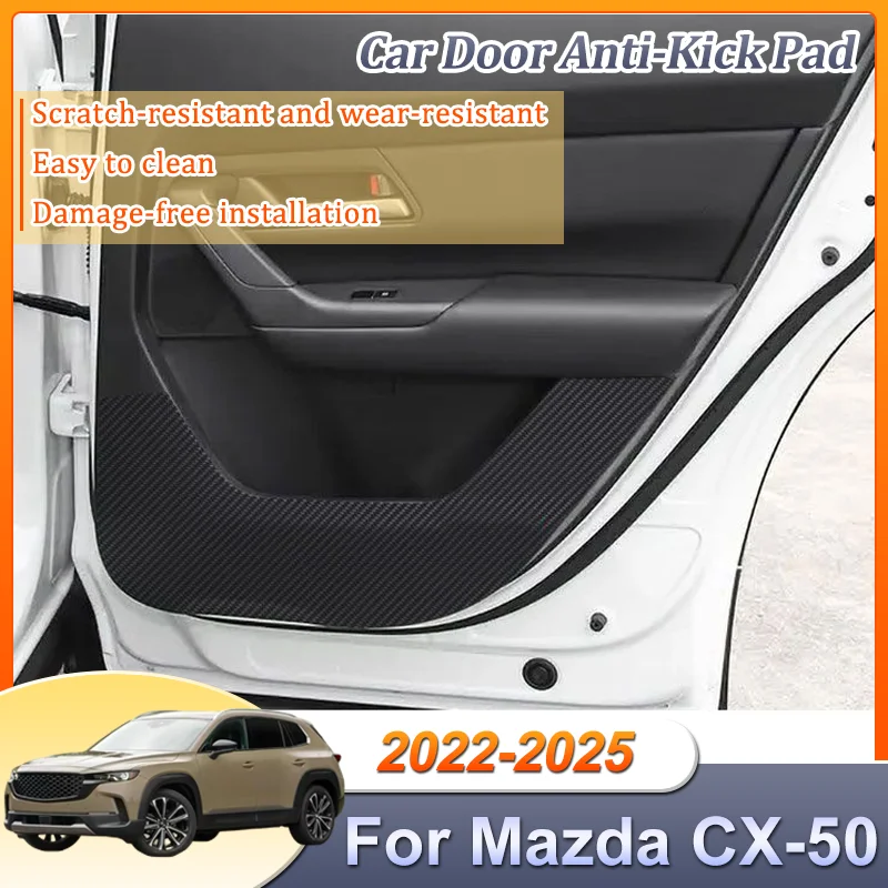 Противоударная накладка на дверь автомобиля для Mazda CX-50 CX50 2022 2023 2024 2025, устойчивая к царапинам защитная пленка, наклейка, аксессуары для интерьера 
Противоударная накладка на дверь автомобиля для Mazda CX-50 CX50 2022 2023 2024 2025, устойчивая к царапинам защитная пленка, наклейка, аксессуары для интерьера