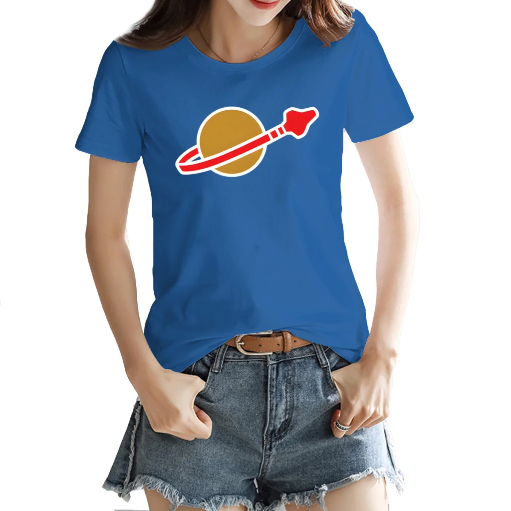 Classic Space Logo Women's Printed Short Sleeve T-Shirt, Harajuku Style, New Summer Top
Classic Space Logo Women's Printed Short Sleeve T-Shirt, Harajuku Style, New Summer Top