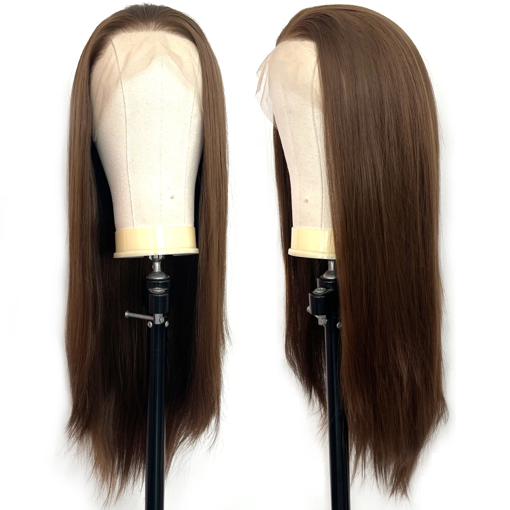 Voguequeen Medium Auburn Brown Synthetic Lace Front Long Straight Smooth Heat Resistant Fiber Cosplay Wig For Costume Party
Voguequeen Medium Auburn Brown Synthetic Lace Front Long Straight Smooth Heat Resistant Fiber Cosplay Wig For Costume Party