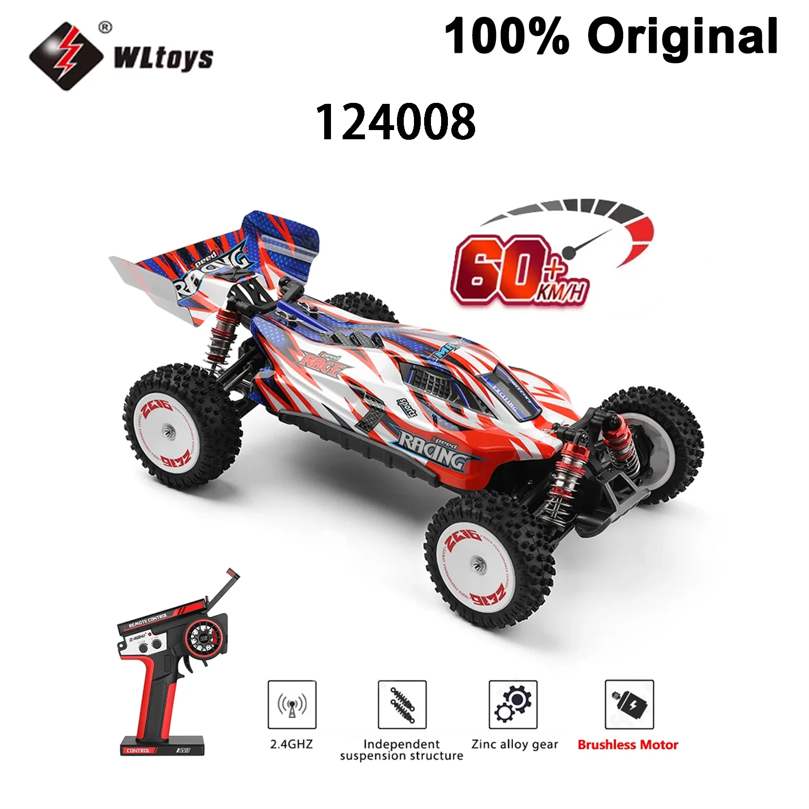 Оригинальный 124008, масштаб 1:12, бесщеточный 4WD радиоуправляемый гоночный автомобиль с максимальной скоростью 60 км/ч, корпус из ПВХ, высокоскоростной внедорожник
Оригинальный 124008, масштаб 1:12, бесщеточный 4WD радиоуправляемый гоночный автомобиль с максимальной скоростью 60 км/ч, корпус из ПВХ, высокоскоростной внедорожник