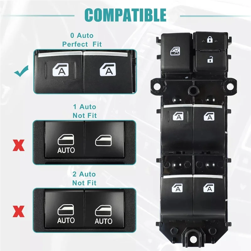 N26R-Left Drive Electric Master Power Window Switch 84040-33170 84040-06070 For Toyota Camry RAV4 RAV 4 2019 2020 2021
N26R-Left Drive Electric Master Power Window Switch 84040-33170 84040-06070 For Toyota Camry RAV4 RAV 4 2019 2020 2021