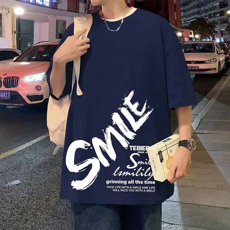 Fashion O-Neck Loose Printed Letter Short Sleeve T-Shirts Men Clothing 2024 Summer New Oversized All-match Tops Casual Tee Shirt
Fashion O-Neck Loose Printed Letter Short Sleeve T-Shirts Men Clothing 2024 Summer New Oversized All-match Tops Casual Tee Shirt