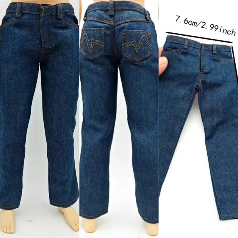 1/6 Scale Blue Loose Fitting Jeans M34 M35 Pants Model for 12" Soldier Figure Strong Muscle Body Doll Accessory Toys
1/6 Scale Blue Loose Fitting Jeans M34 M35 Pants Model for 12" Soldier Figure Strong Muscle Body Doll Accessory Toys