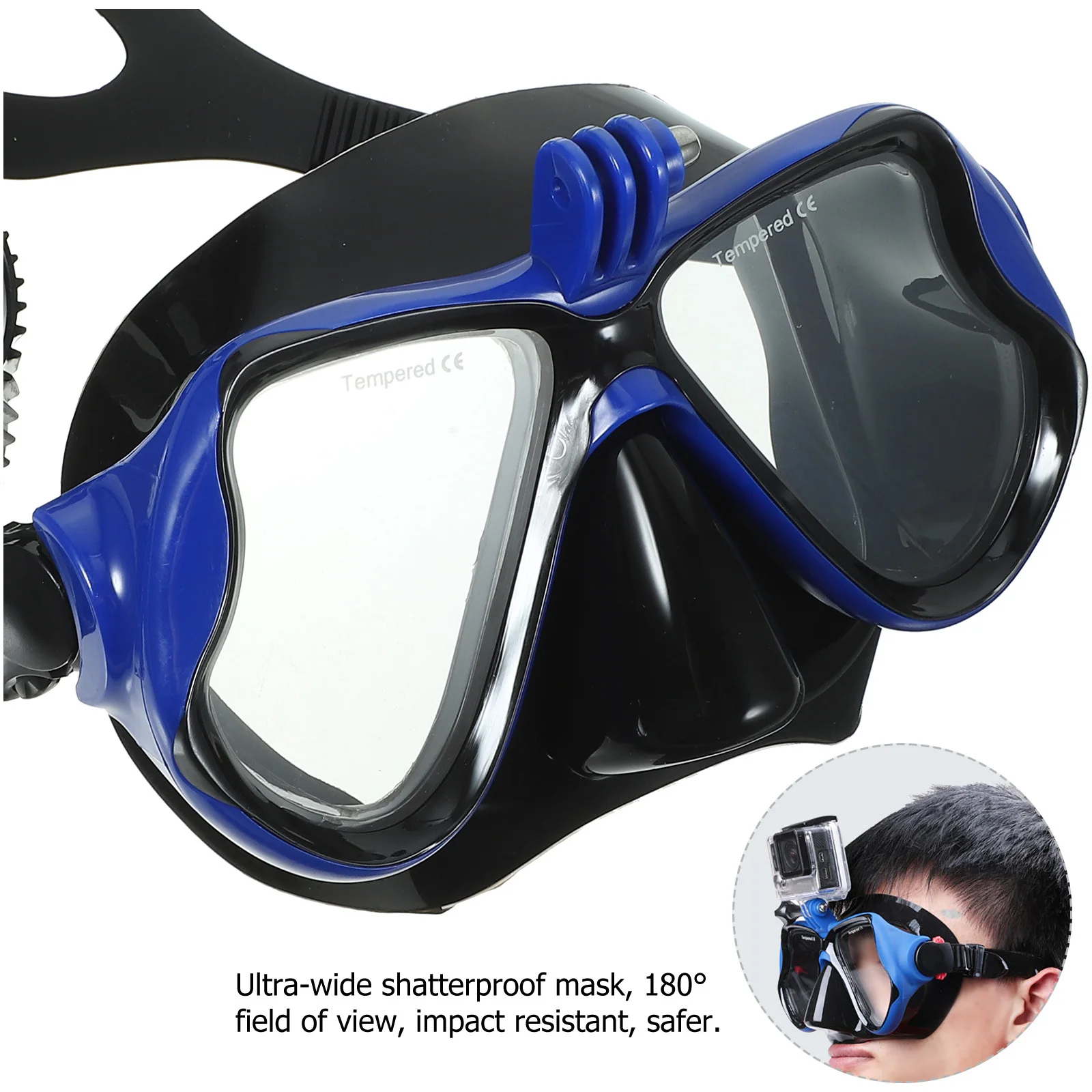 Snorkeling Scuba Diving Mask For Adults Tempered Glass Anti-Fog Wide View 180 Degree Swimming Goggles Blue Water Diving
Snorkeling Scuba Diving Mask For Adults Tempered Glass Anti-Fog Wide View 180 Degree Swimming Goggles Blue Water Diving